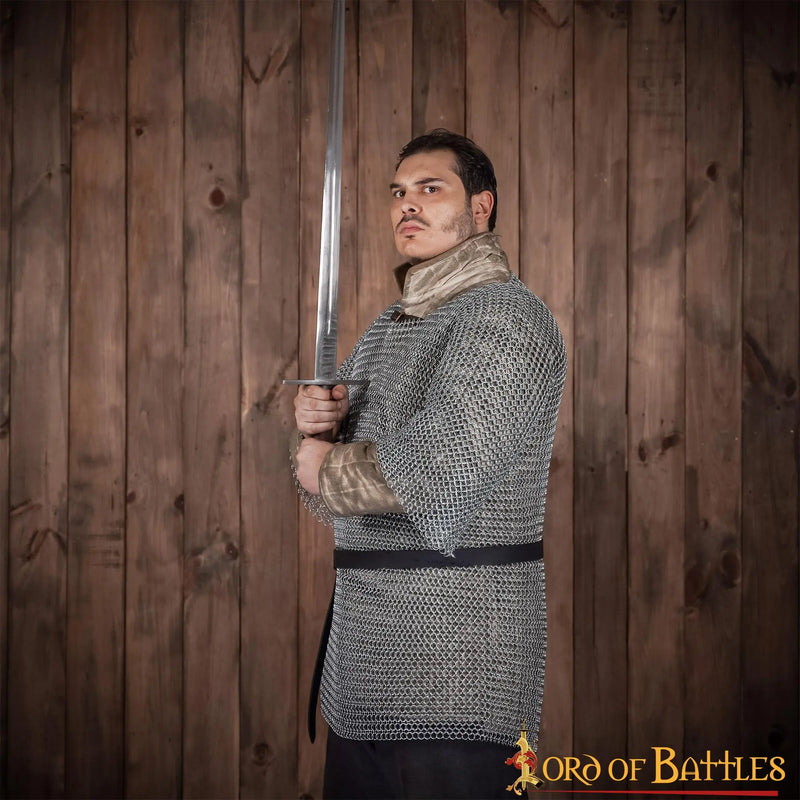 Haubergeon, zwart, ongeklonken 10 mm