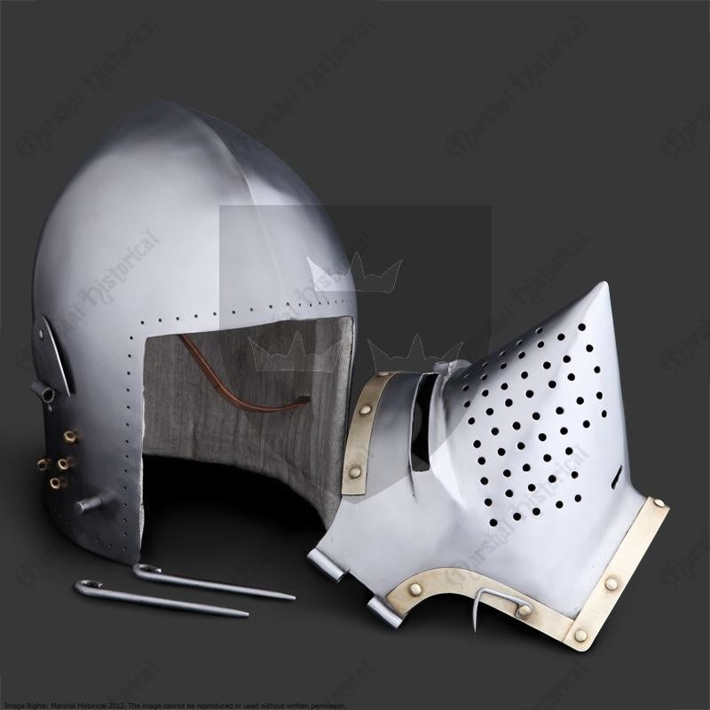 Churburg bascinet, 2 mm (battle-ready)