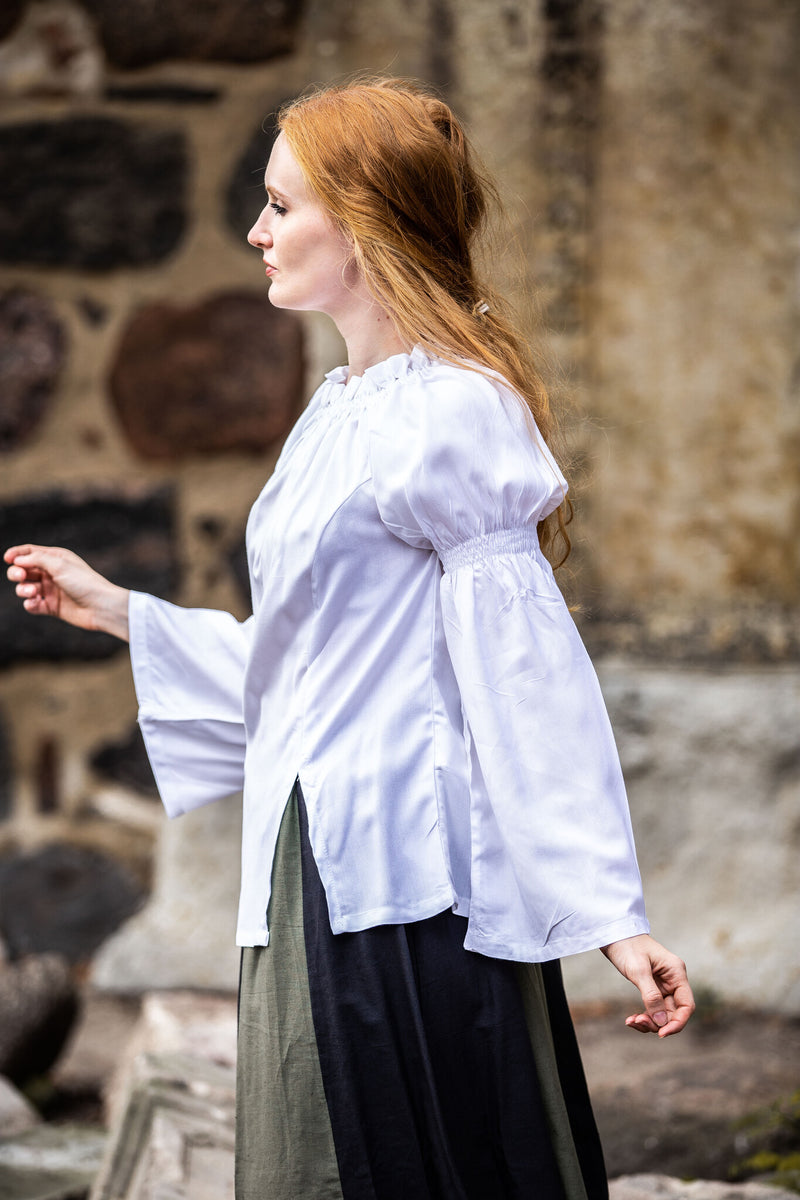 Renaissanceblouse, wit