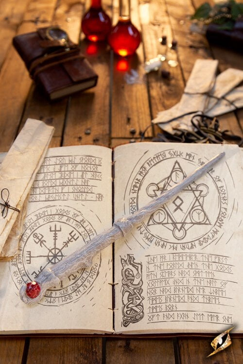 Toverstok druide, wit