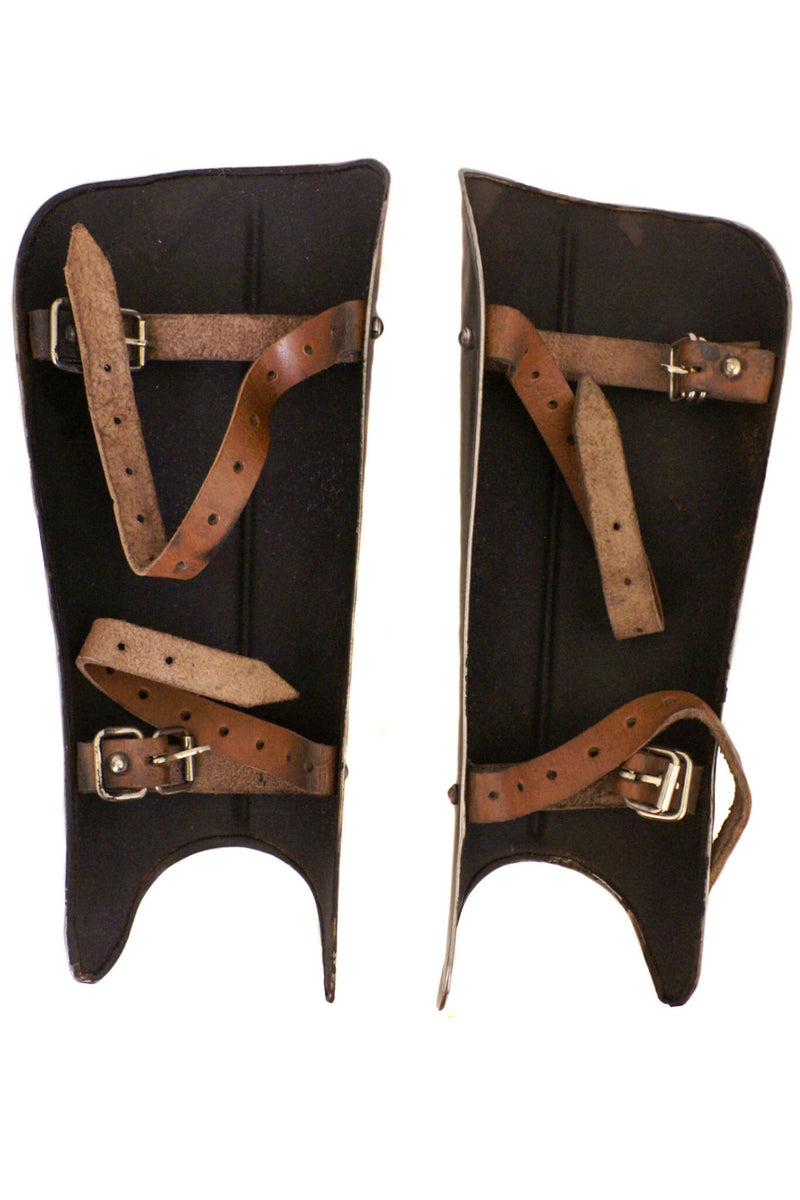 Skinnebenbeskyttere med ribbe, 1,6 mm 