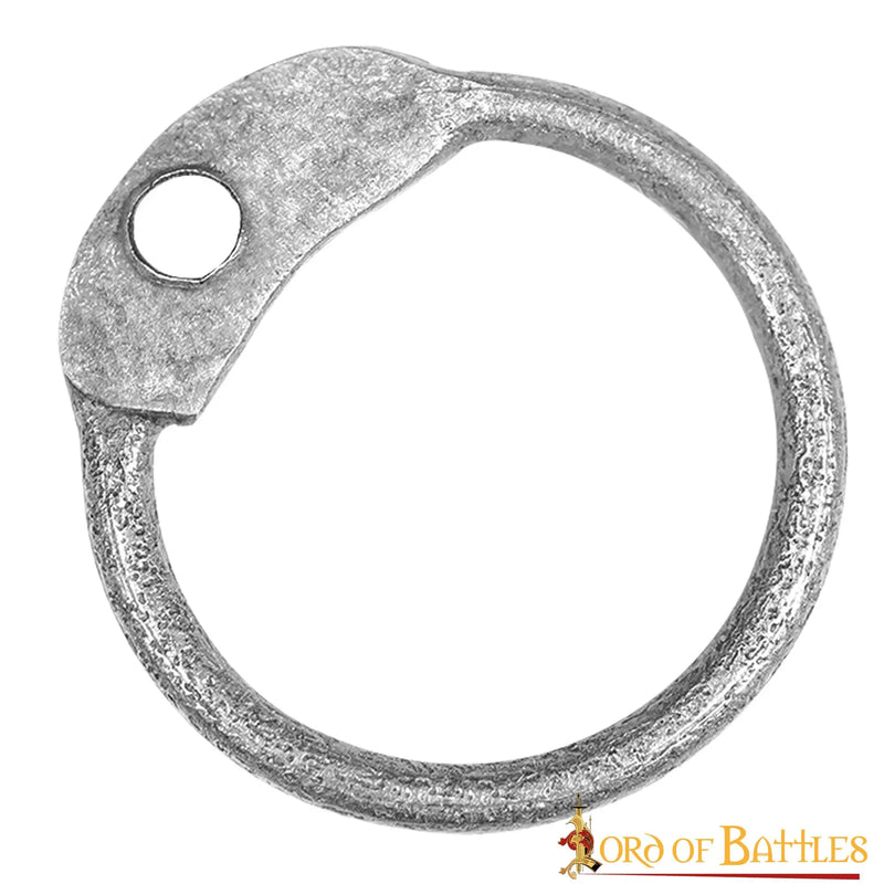 1kg chainmail rings black, round rings, round rivets, 9mm