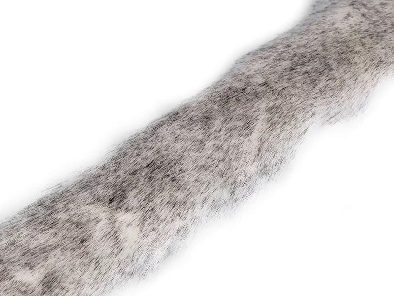 Kunstbont rand voor kleding, 1 meter, creme