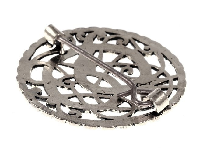 Pitney -Brosche, silberverletzte Bronze