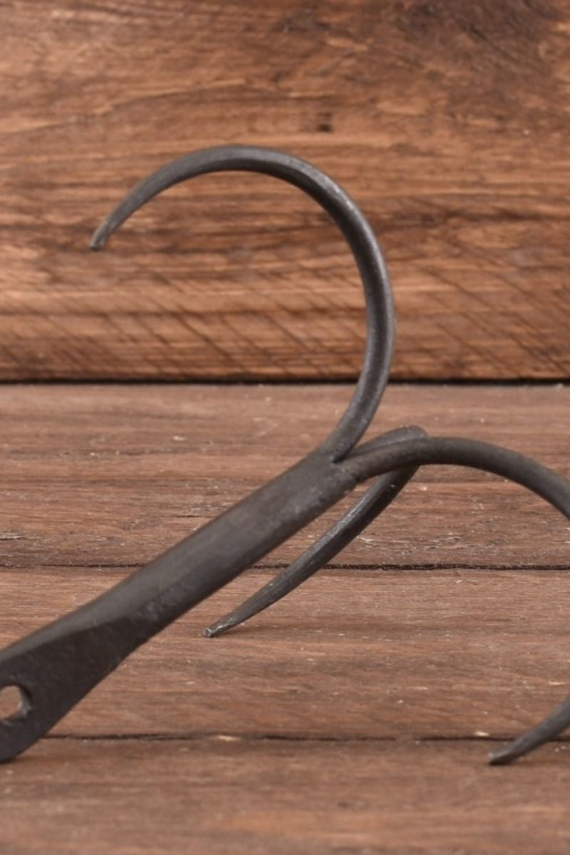 Rookhaak / werpanker handgesmeed