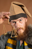 Viking muts Toki, zand, wolmix