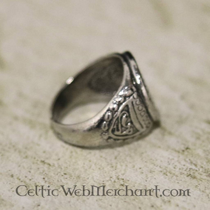 King Offa ring, pewter