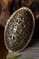 Viking schildpad broche Finland, brons, prijs per stuk