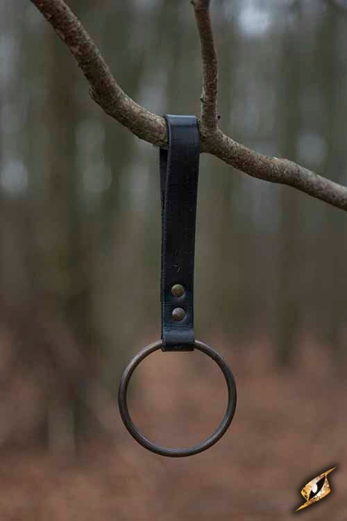 LARP uchwyt pierścieniowy dla pasek, czarny 