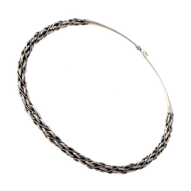 Viking torque Sverige, försilvrad brons 