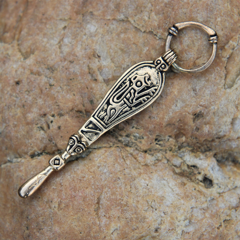 Cucchiaio per orecchie vichingo di Birka, tomba 507 