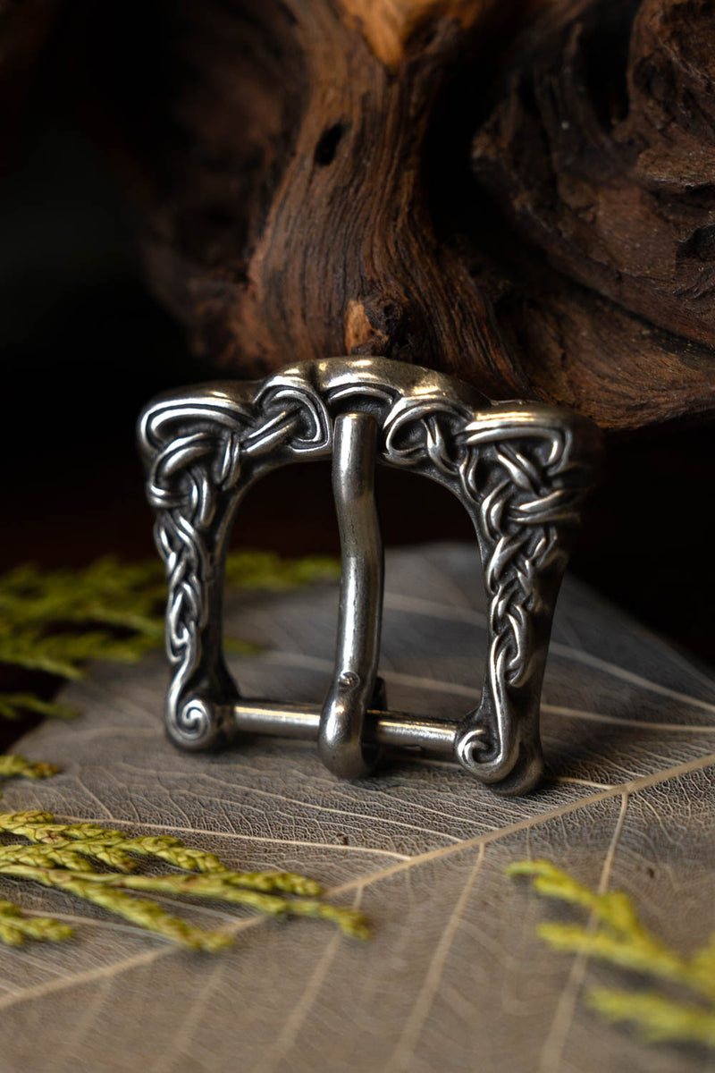 Anglo-Scandinavische gesp, verzilverd