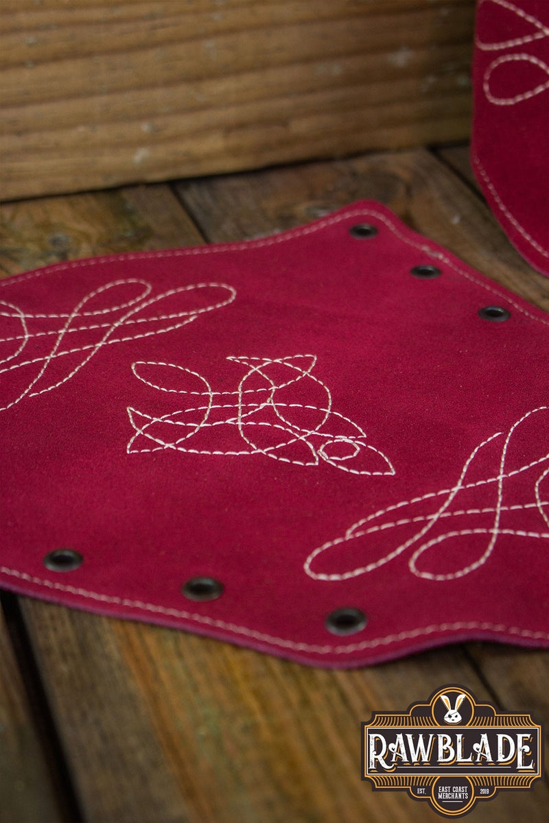 Vryla Premium bracers, onderarmbeschermers, rood