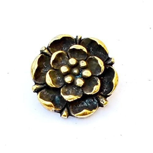 Tudor rosa adorno del cinturón (juego de 5 piezas), bronce 