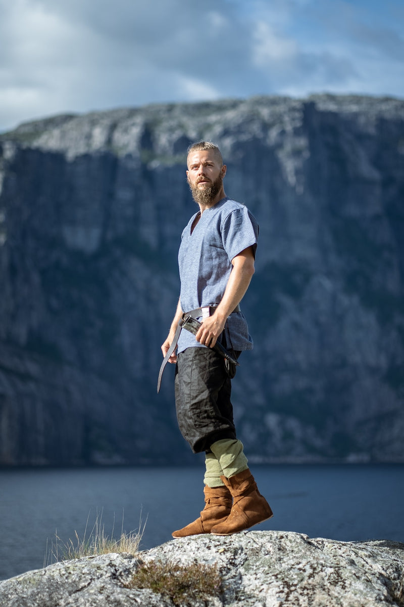 Korte Vikingtuniek Edmund, blauw