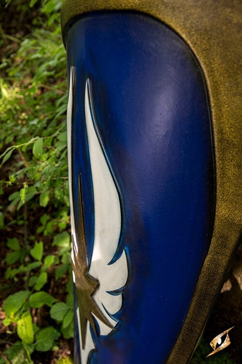 LARP elvenschild blauw, 120 x 55 cm