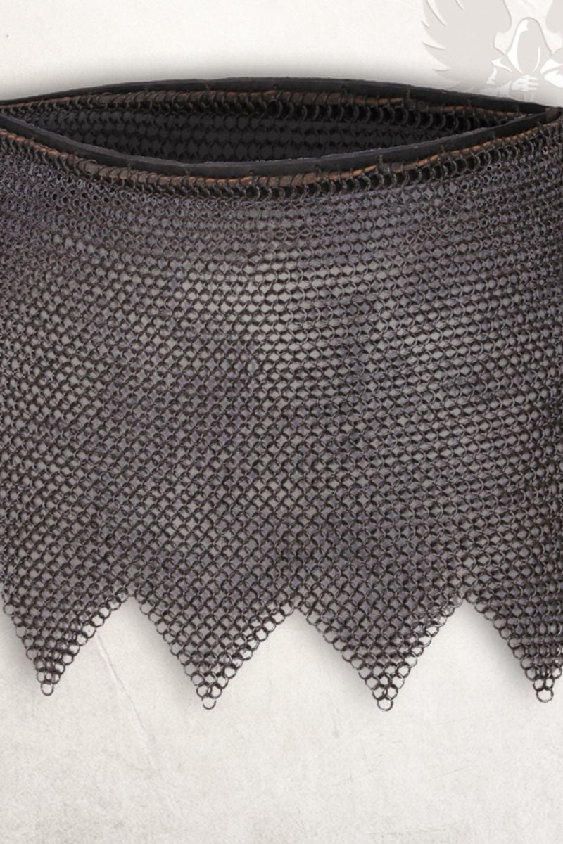 Richard maliënrok gousset, mild steel, ongeklonken, gebronsd, 8 mm