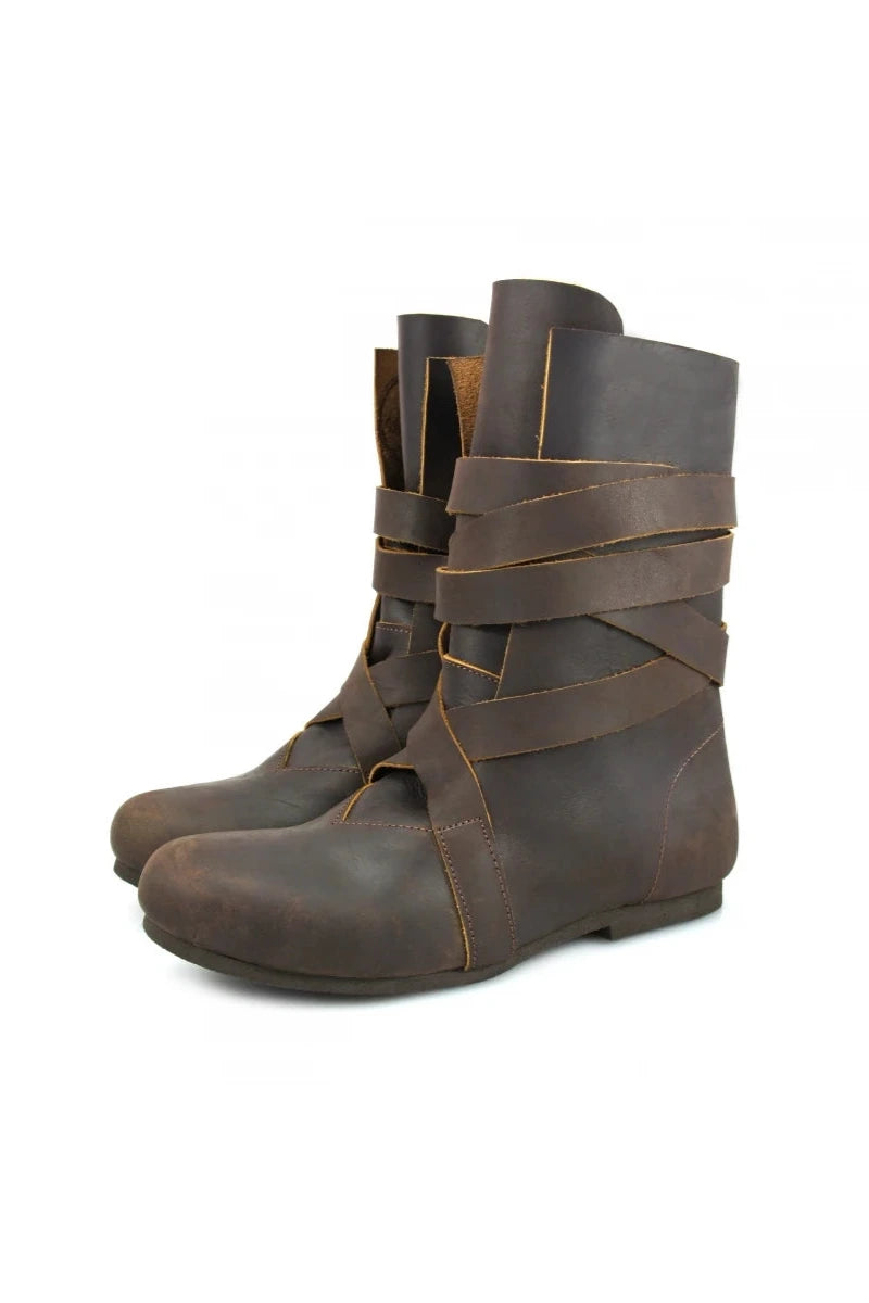 Bottes vikings Hedeby, brun 
