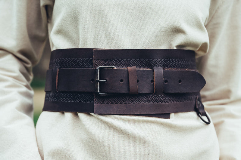 Viking riem Sigrid, donkerbruin