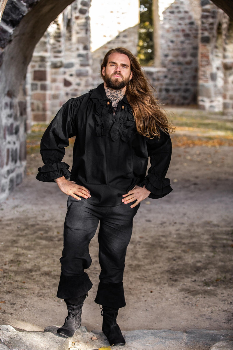 Piratenshirt, svart 
