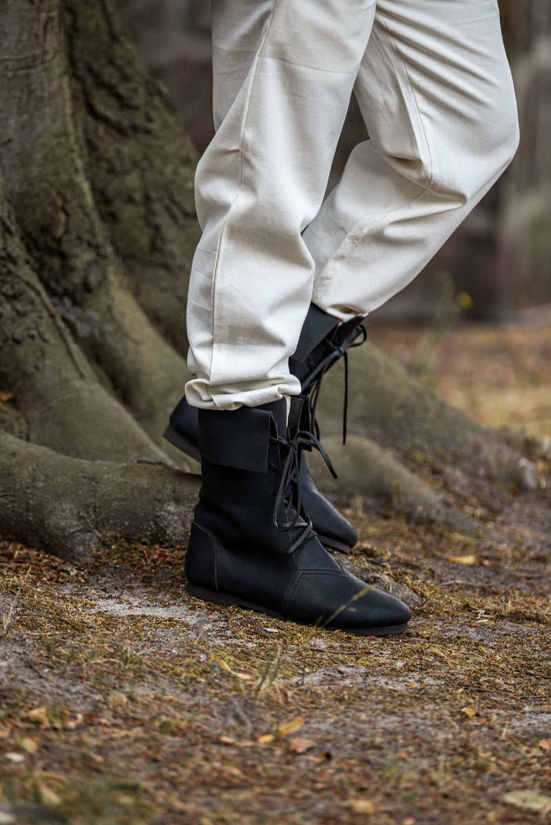 Katoenen broek Alin, crème