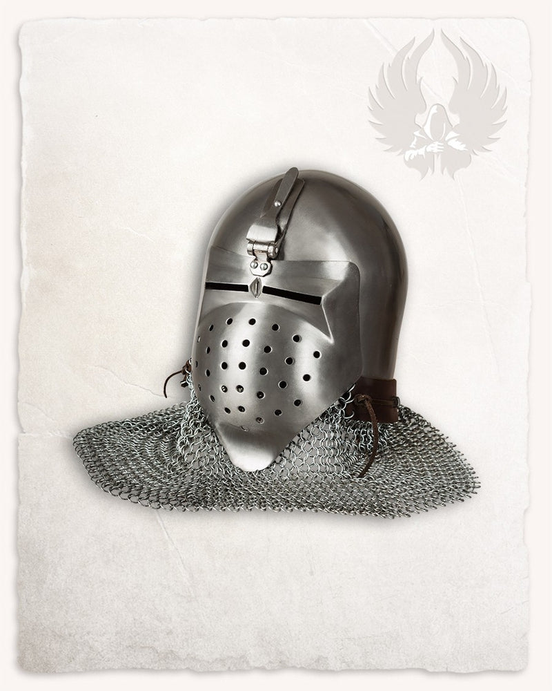 Klappvizier bascinet Ottokar, 1.6 mm