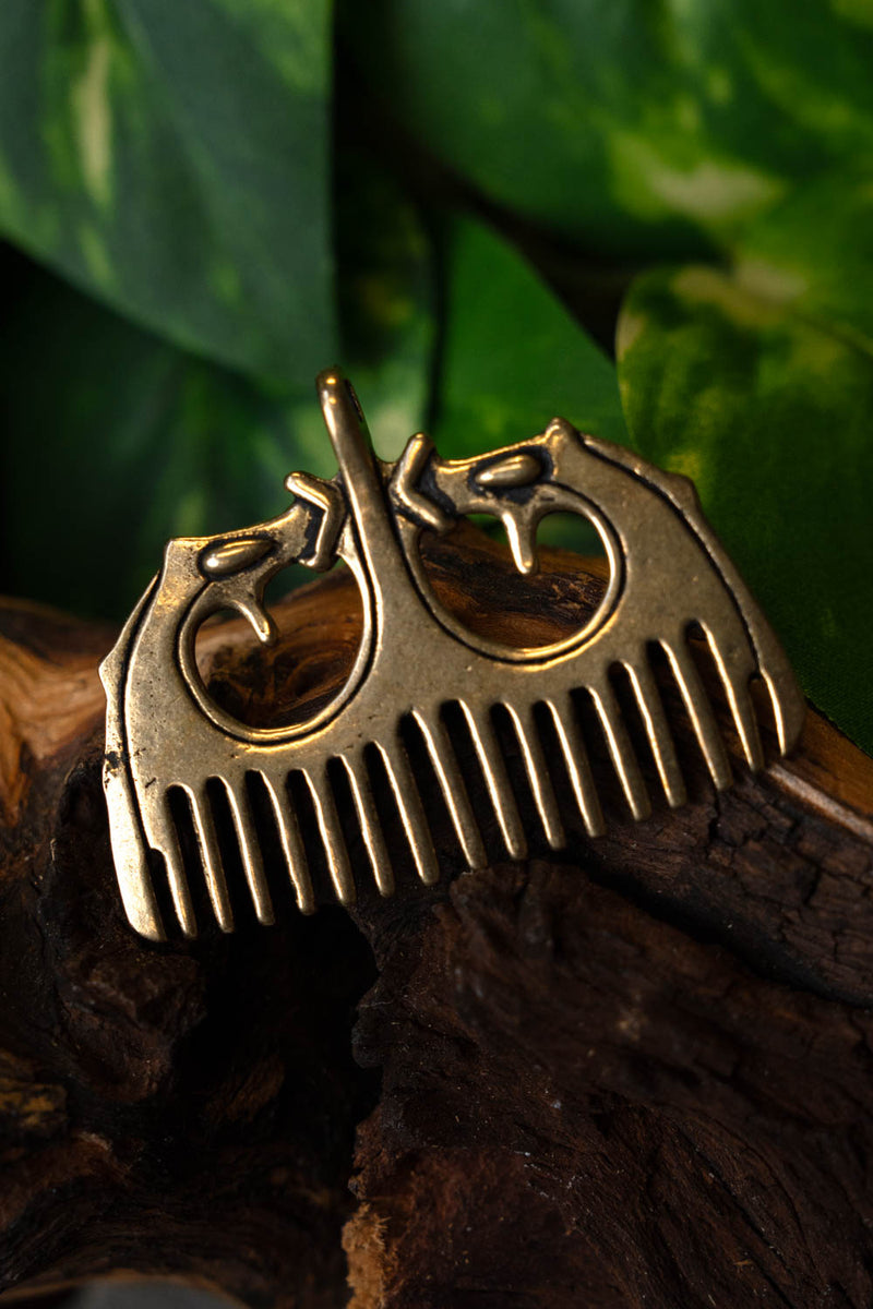 Vikingkam Ringerikestijl, brons