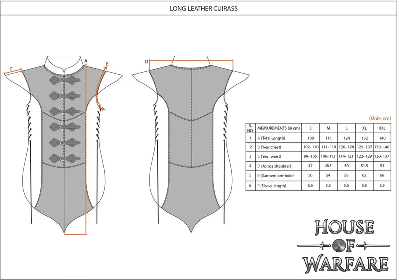 16e-17e eeuwse leren jas, zwart