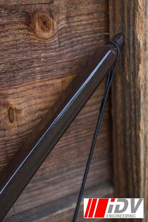 LARP boog 26 lbs, bruin-goud