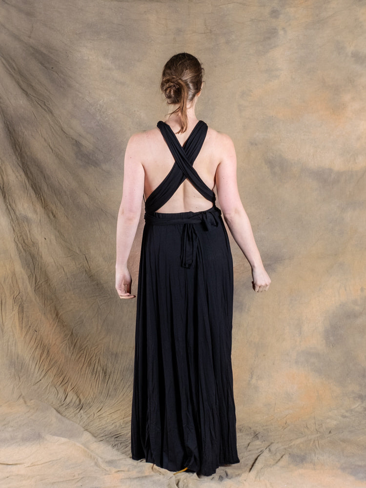 Godinnen Jurk Aphrodite, zwart