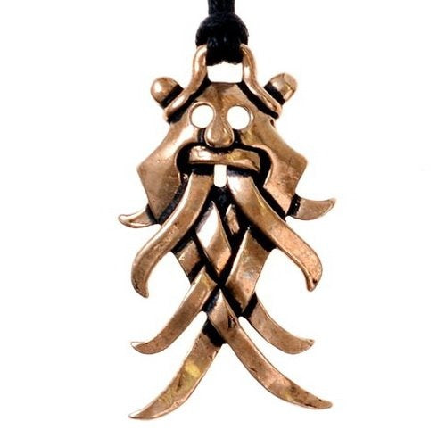 Viking maskersieraad Moesgard, brons