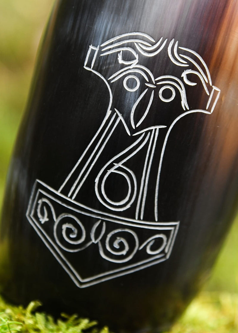 Vaso de cuerno Mjolnir, 100-200 ml 