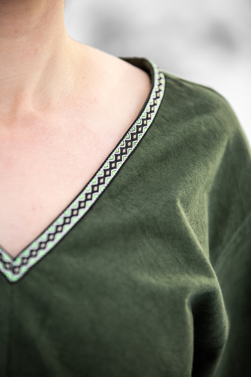 Valkyrie tuniek Brynhild, groen