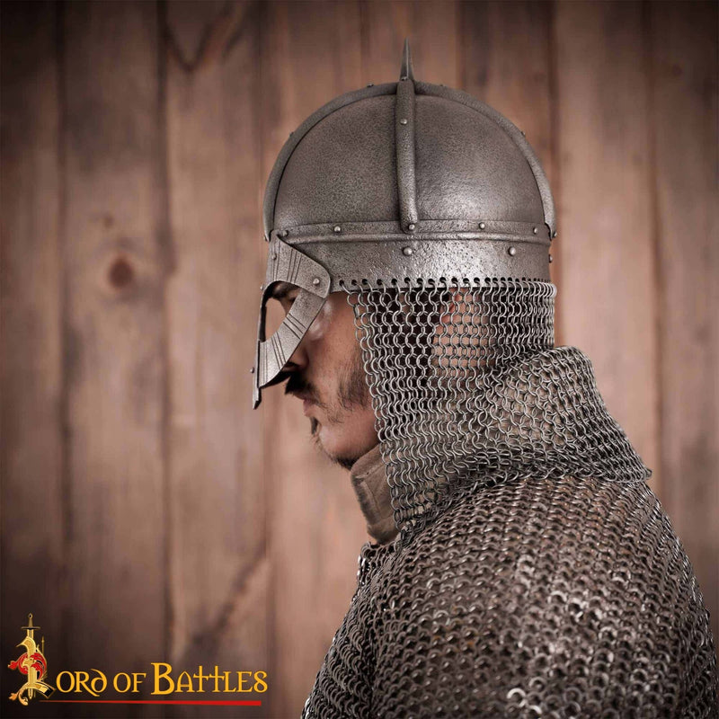 Gjermundbu helm, antieke afwerking, 2 mm (battle-ready)