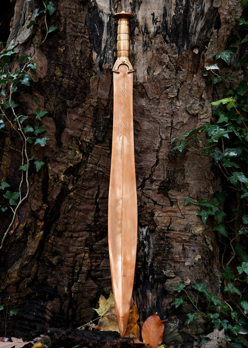 Bronzealder sværd Danmark, halvskarpt 