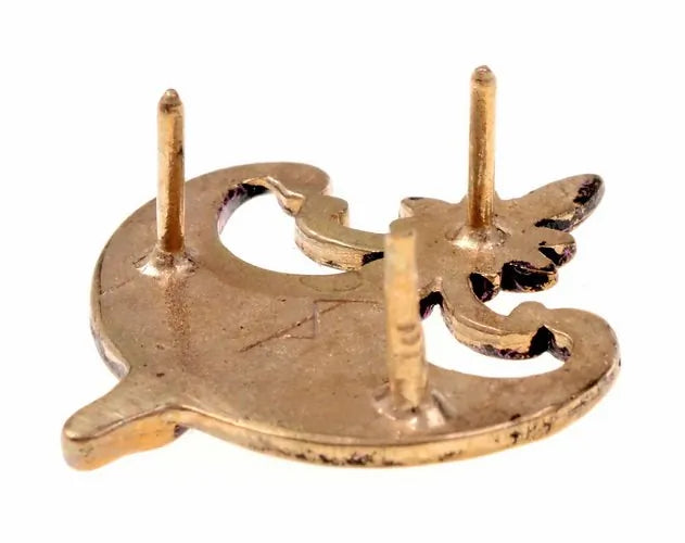 Late medieval belt end Erasmus