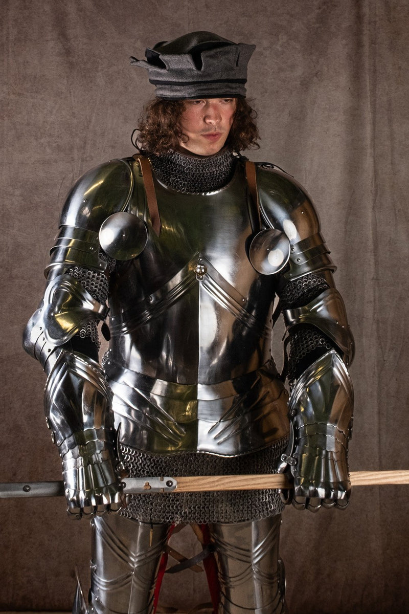 15e eeuwse Gotisch borstkuras, 1.6 mm