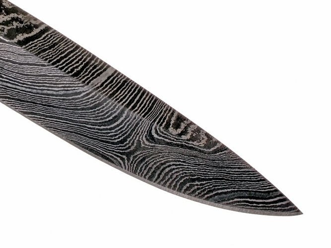 Vikingmeskling Birka, damascus, 14 cm