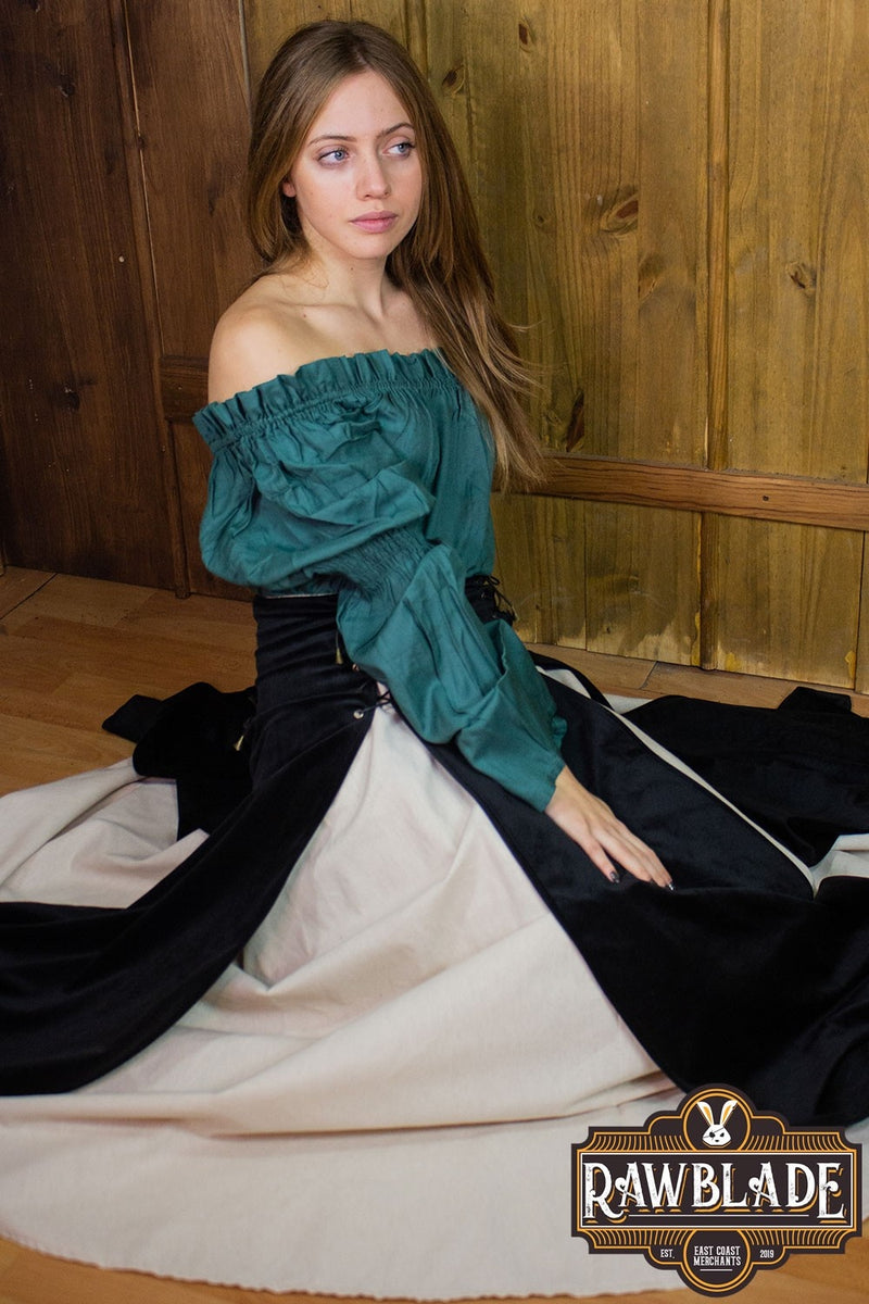 Isabela Deluxe Dubbel Kjol - Svart 