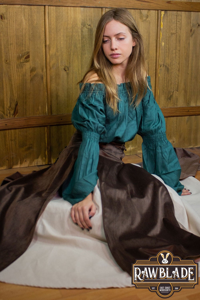 Deluxe double skirt Isabela, brown