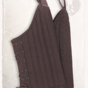 Gambeson cuisses, thigh armor, Leopold brown