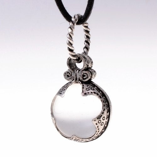 Gotland Vikingbergkristal L, verzilverd brons