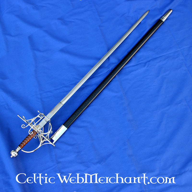 Rapier 16th century with scabbard, semi-sharp