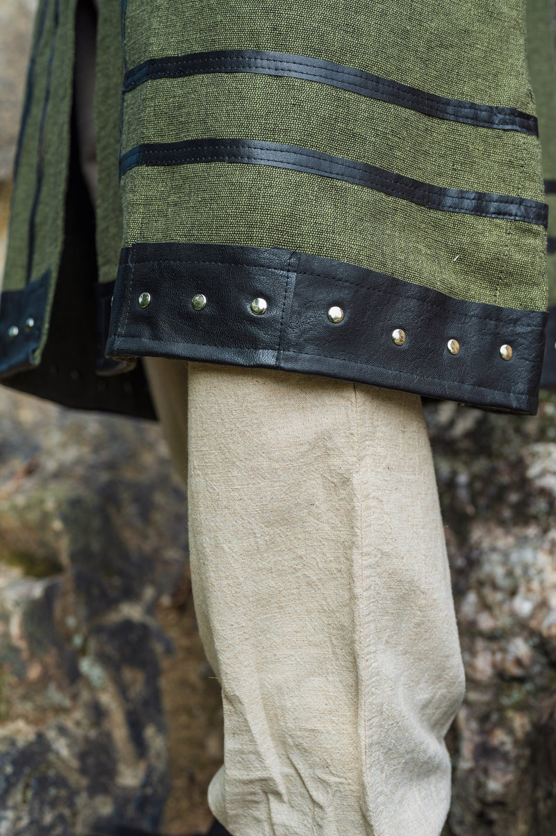 Viking tunique Rollo, vert 