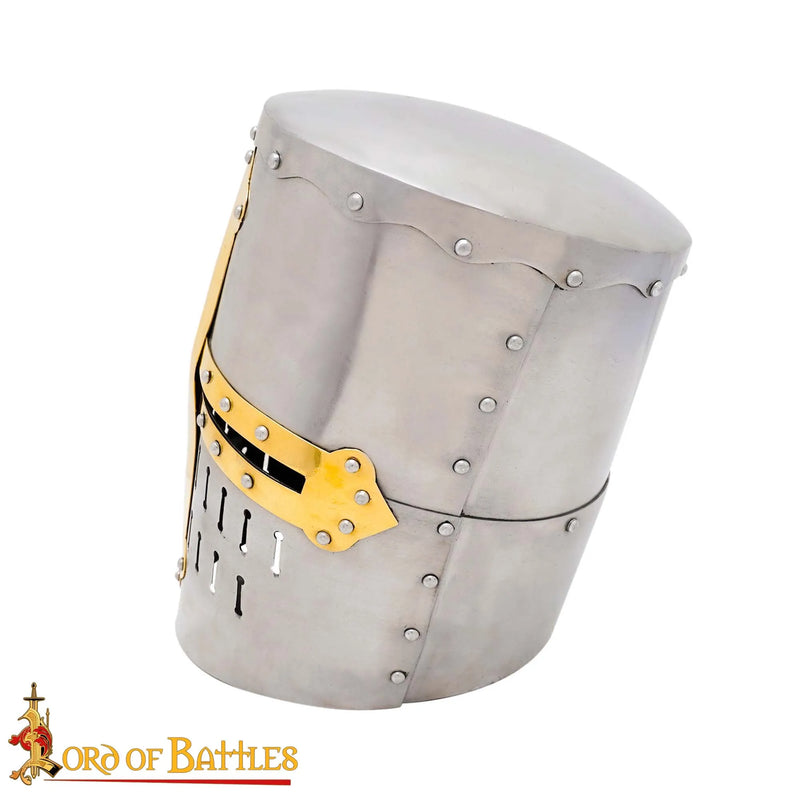 Vroeg 13e eeuwse kruisvaardershelm, 1.6 mm