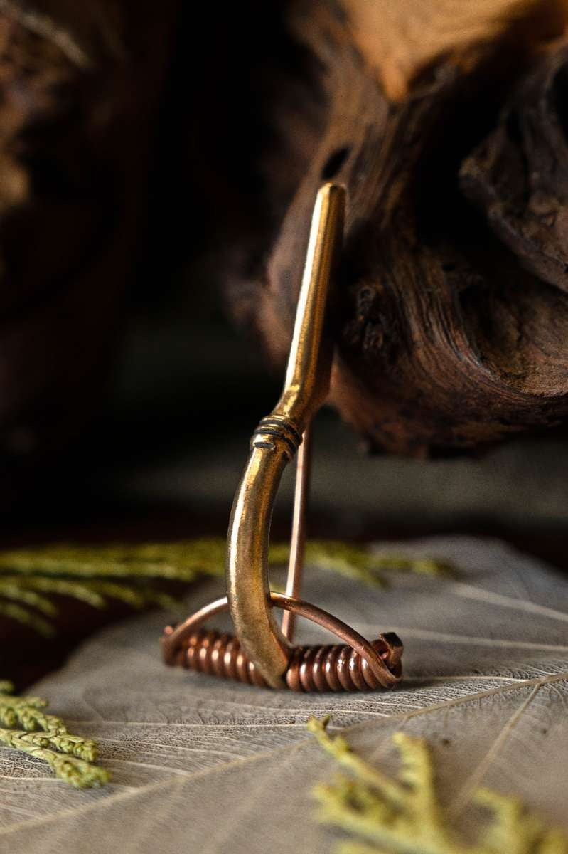 Germansk armbrøst fibula, bronze 