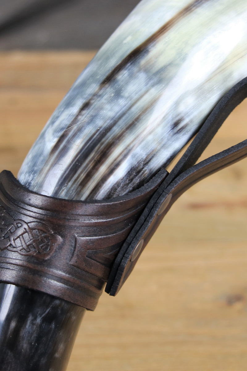 Drinkhoorn houder Castagir bruin