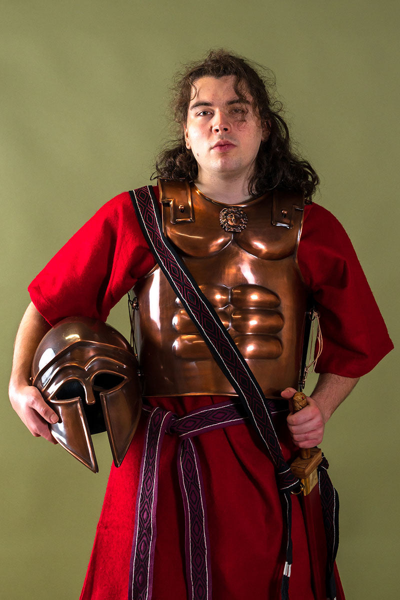 Korintisk-Italiensk hjälm bronsad, 1,3 mm 