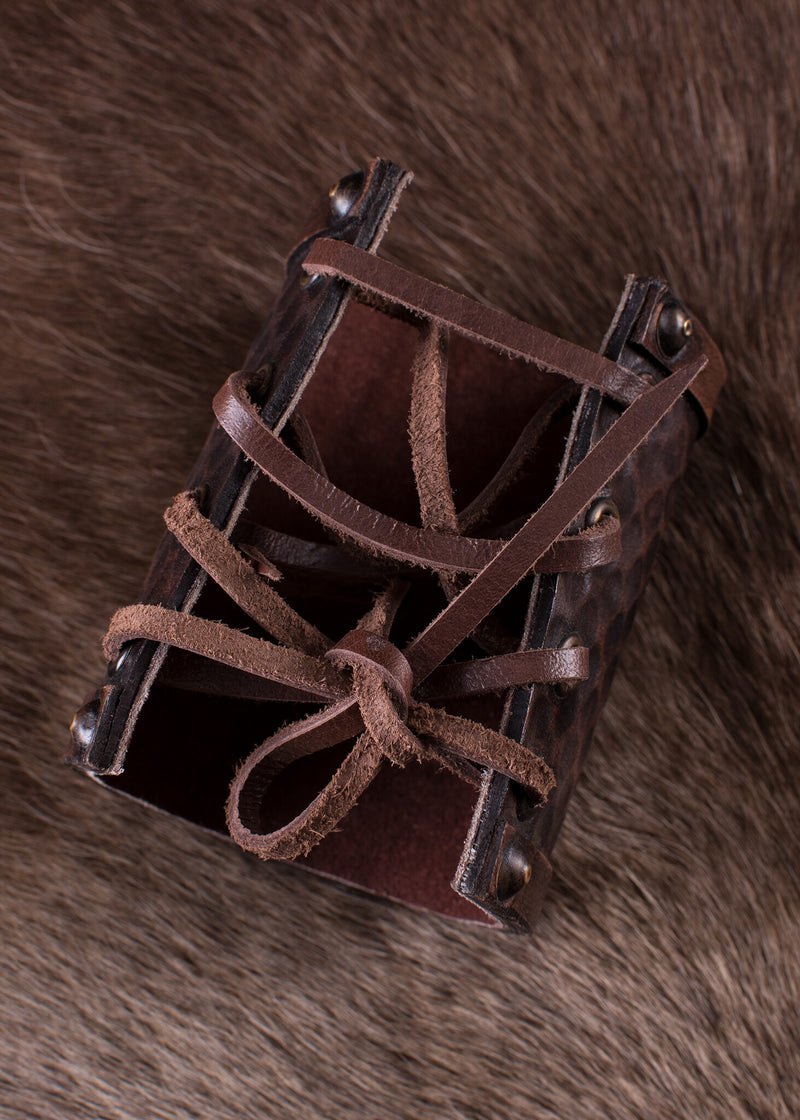 Armbånd Huginn & Muninn, læder 