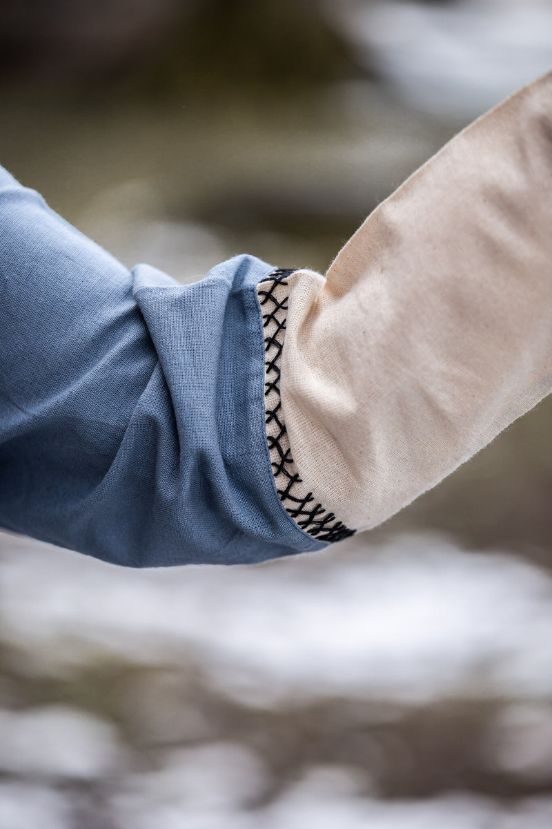 Viking jurk Lagertha, blauw